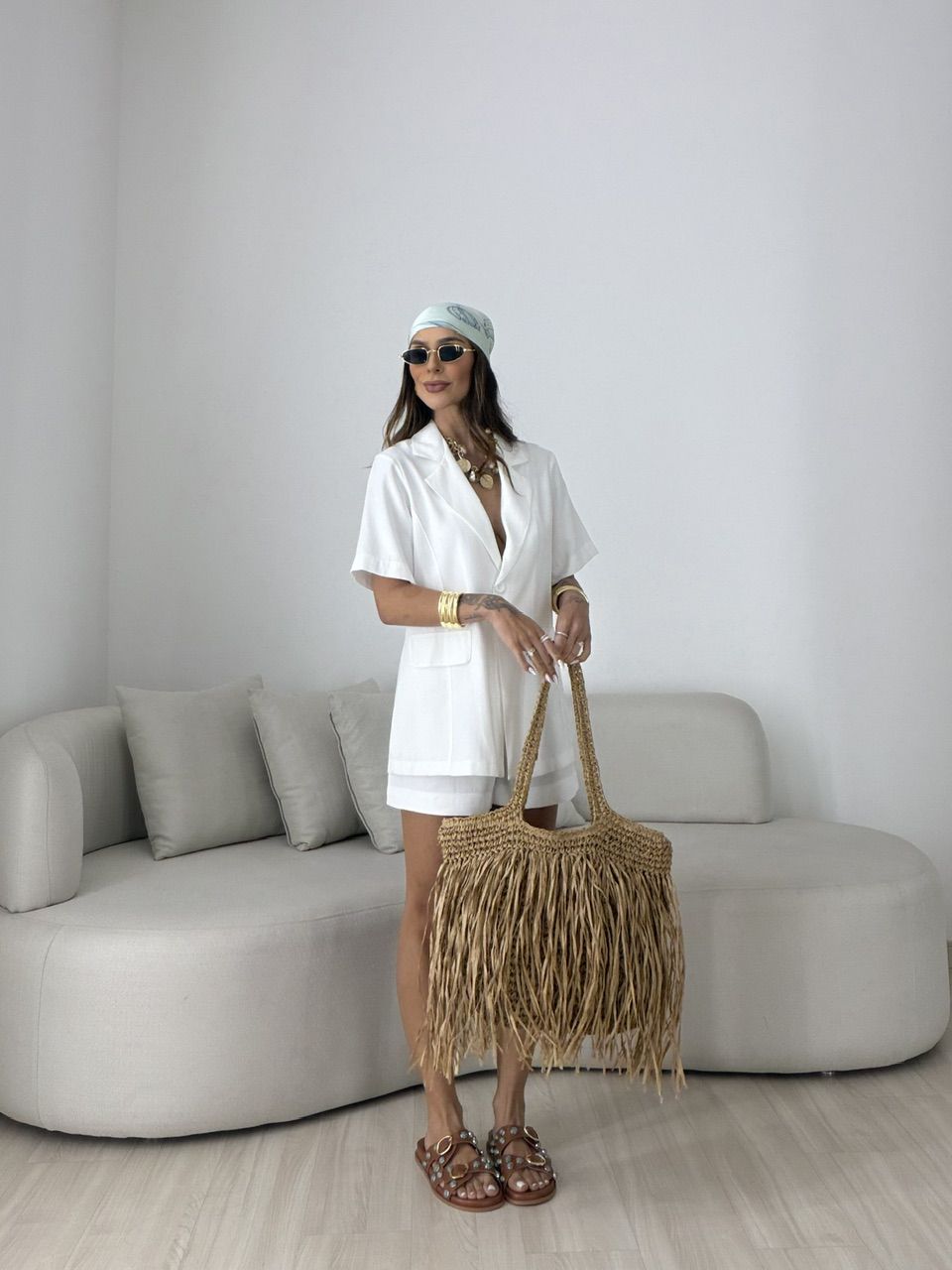 CONJUNTO ESTER SHORT OFF - 0080790048 - CAROLLA FERRARO