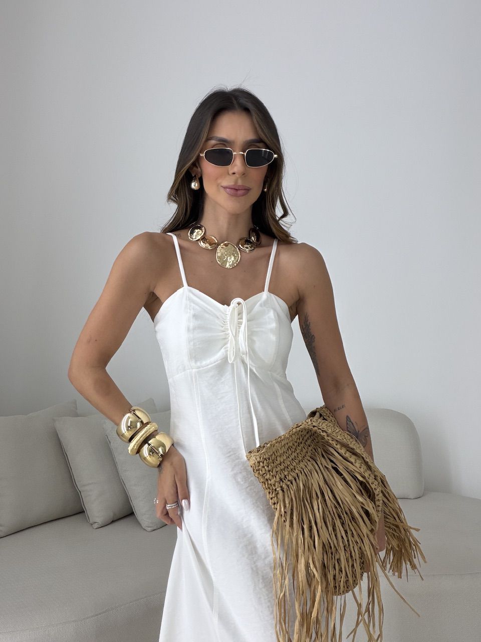 VESTIDO MARIA ALICE FENDA OFF