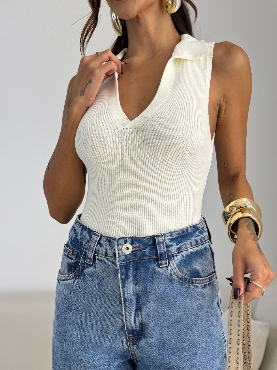 BLUSA GABRIELA GOLA OFF