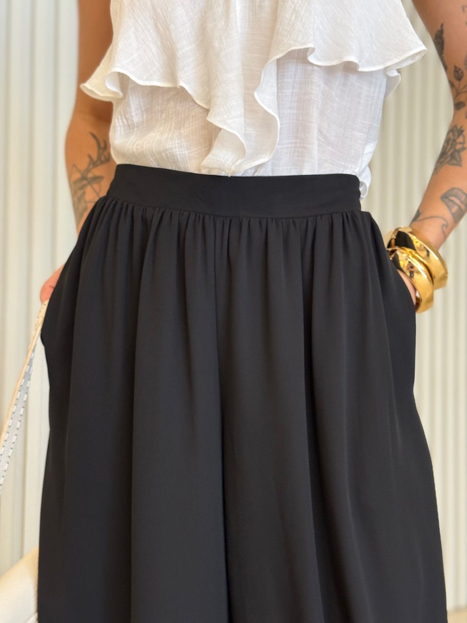 CALÇA JASMINE ALADIM PRETA