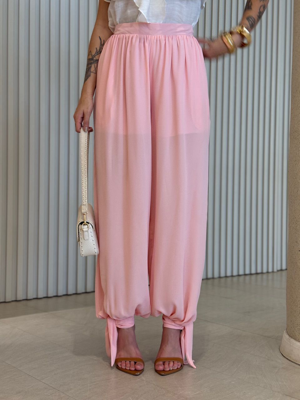 CALÇA JASMINE ALADIM ROSA - 0072200031 - CAROLLA FERRARO