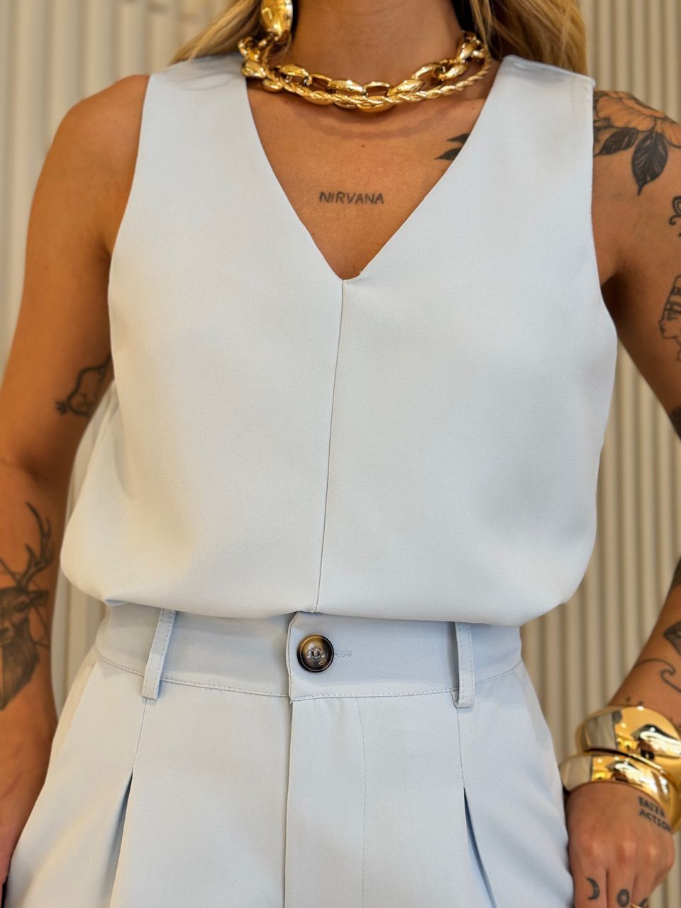 CONJUNTO PAOLA SHORT BABY BLUE