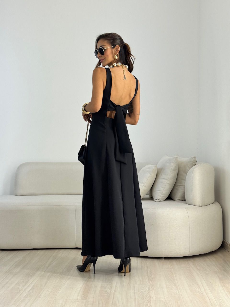VESTIDO BEATRIZ LONGO PRETO