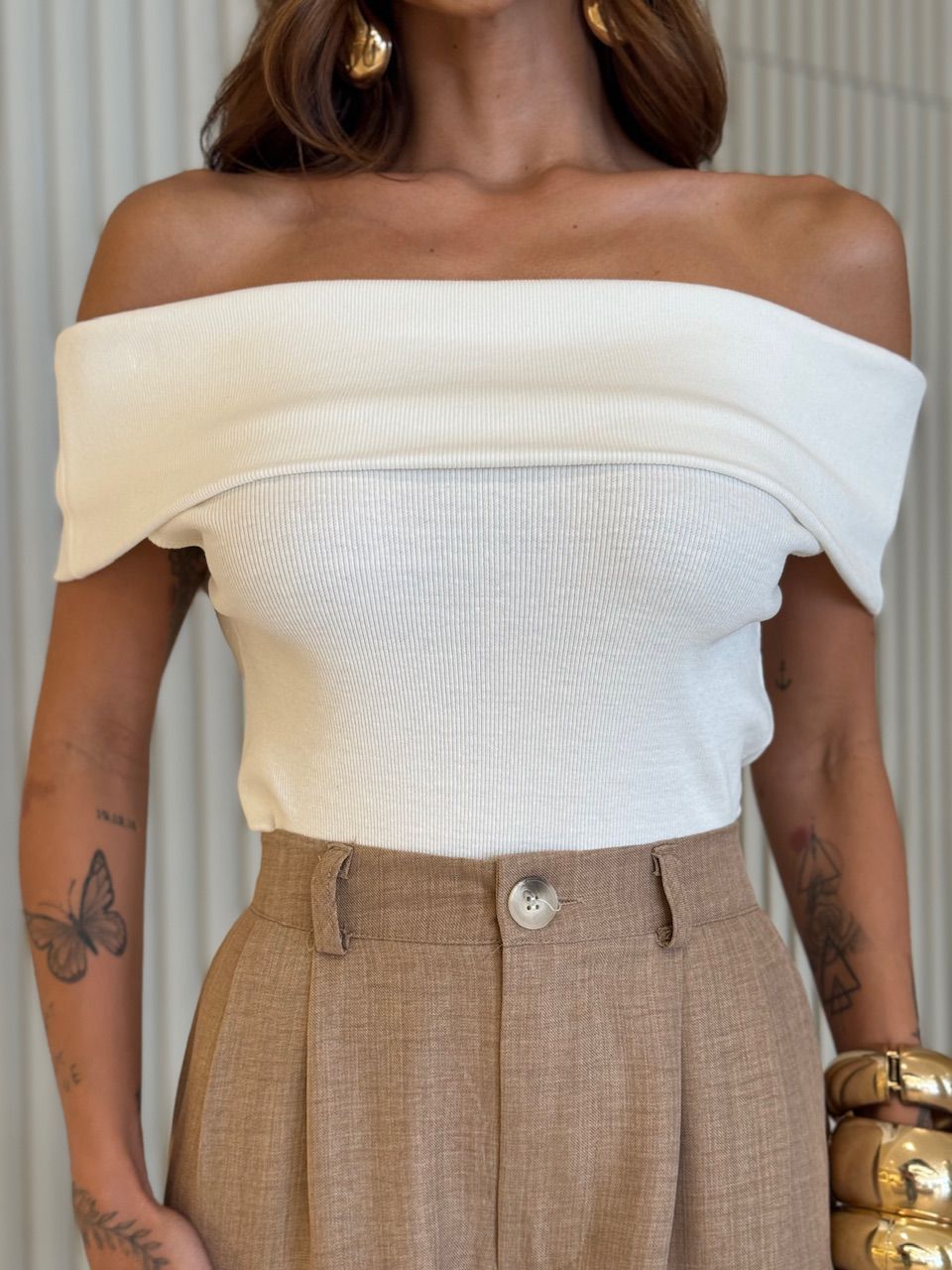 BLUSA DENISE OMBRO A OMBRO OFF