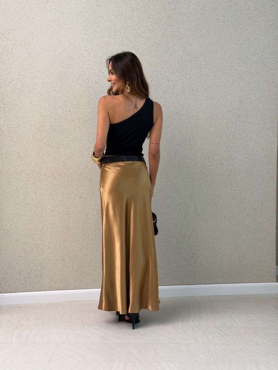 BLUSA HELOISA NULA MANGA PRETA