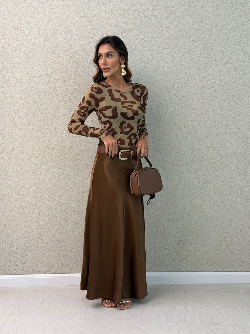 BLUSA ISABELY TULE BEGE