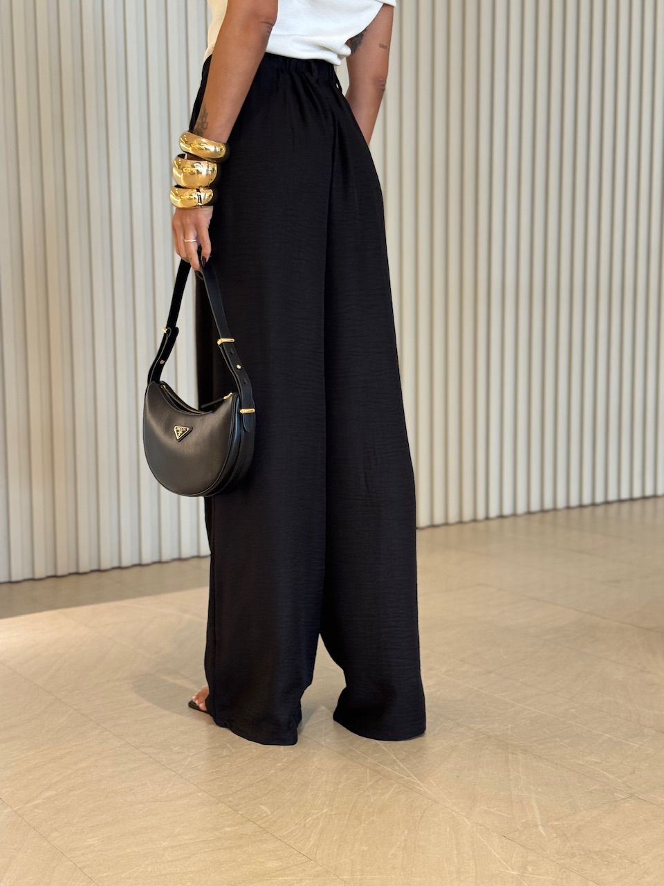 CALÇA HELENA PANTALONA PRETA