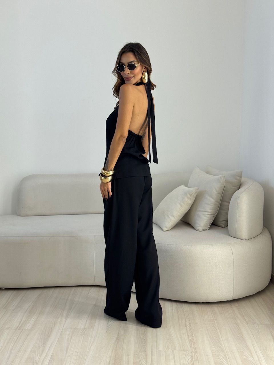 CONJUNTO GISELE FRENTE ÚNICA PRETO