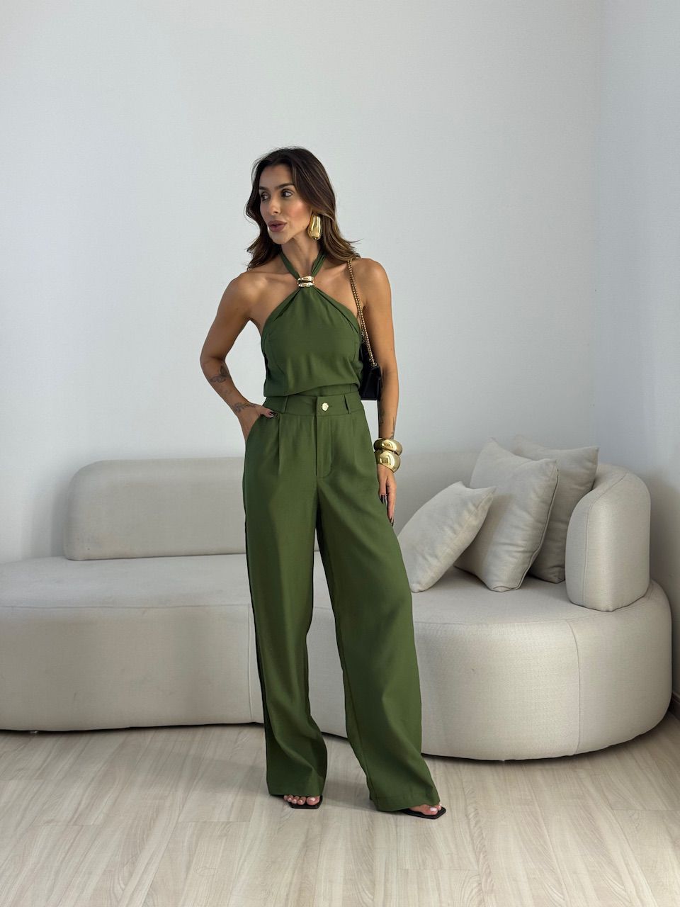 CONJUNTO GISELE FRENTE ÚNICA VERDE