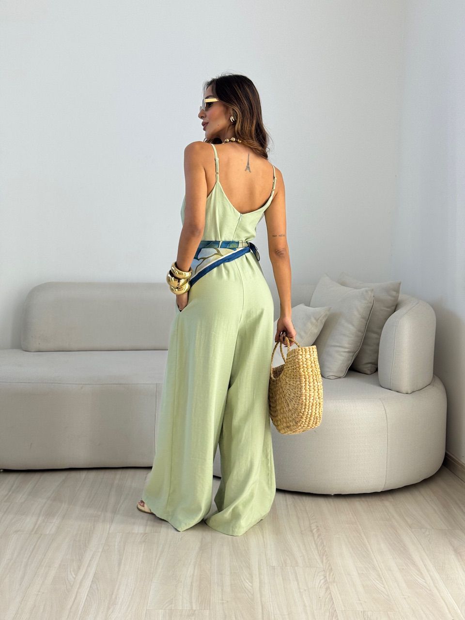 MACACÃO ANITA ALÇA VERDE