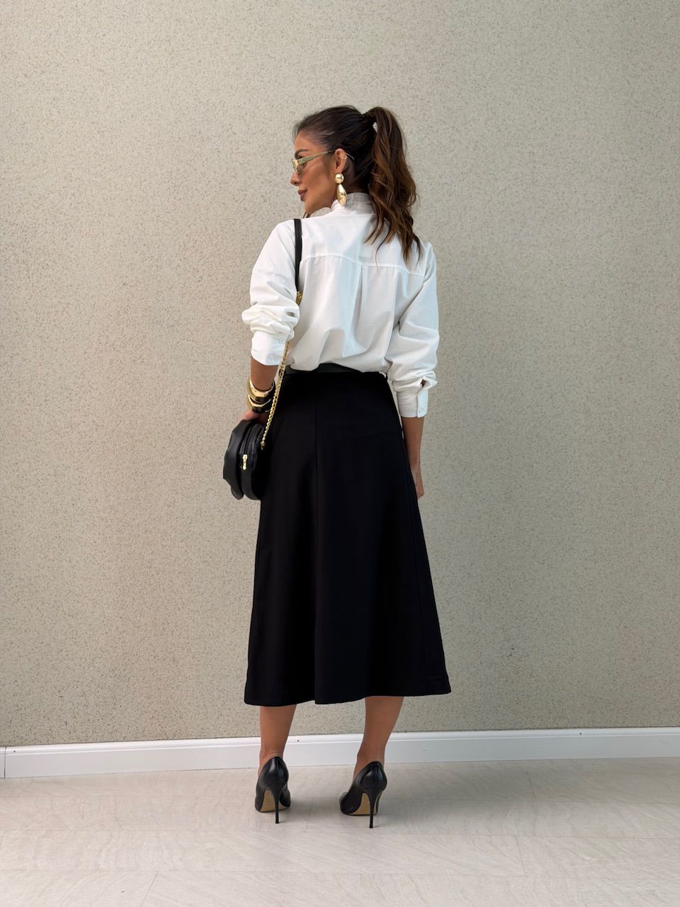 SAIA CINTIA LONGUETE PRETA