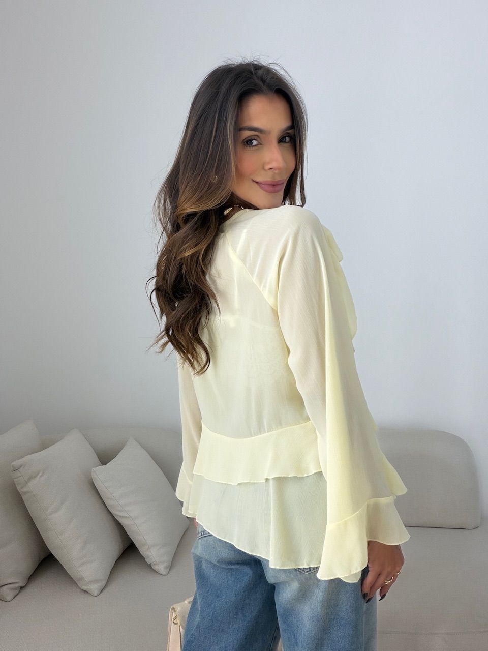 BATA ANA FLÁVIA PEPLUM YELLOW BUTTER