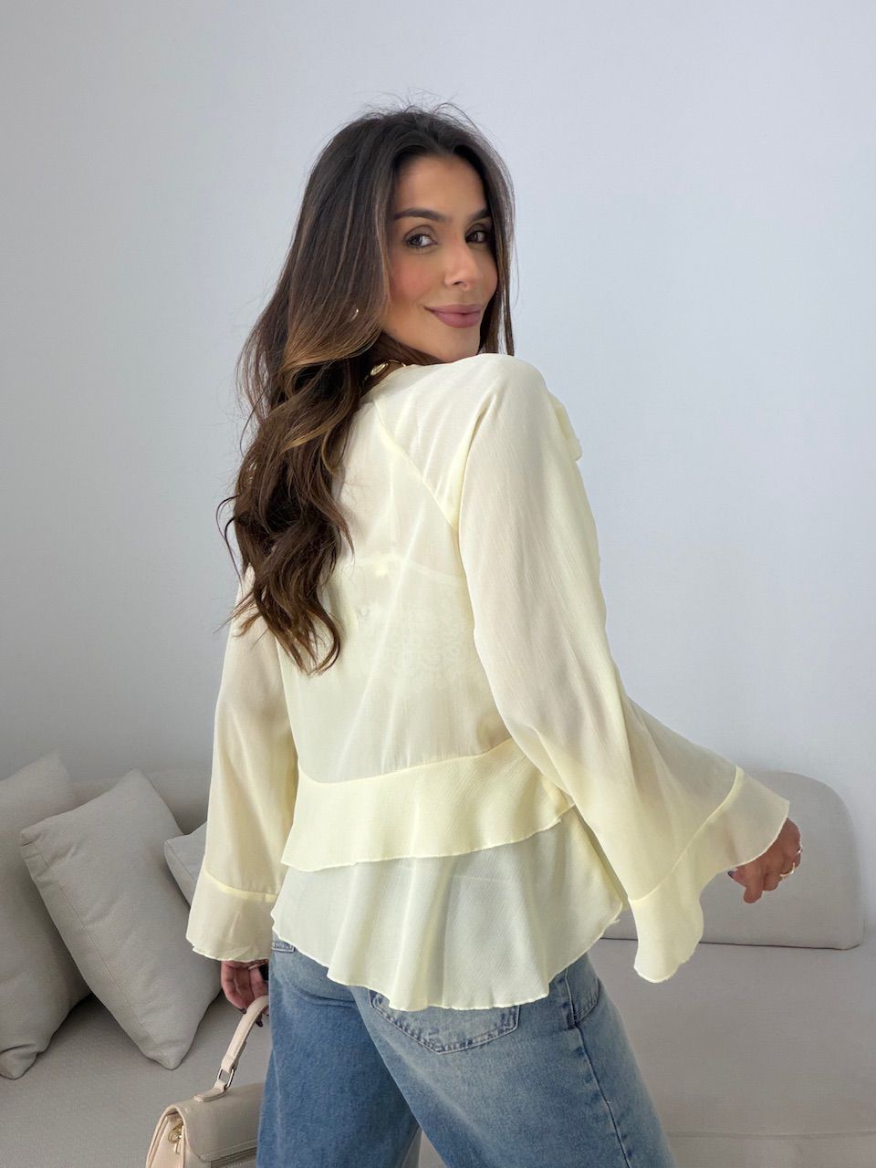 BATA ANA FLÁVIA PEPLUM YELLOW BUTTER
