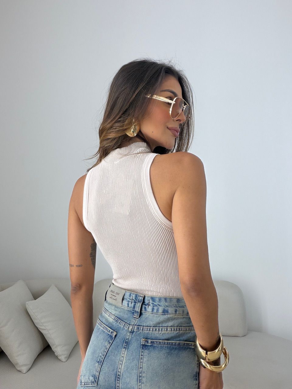BLUSA LÍGIA CAVADA BABY PINK