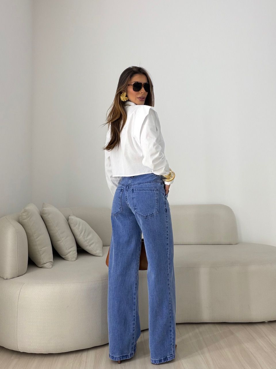 CAMISA NAYARA CROPPED OFF