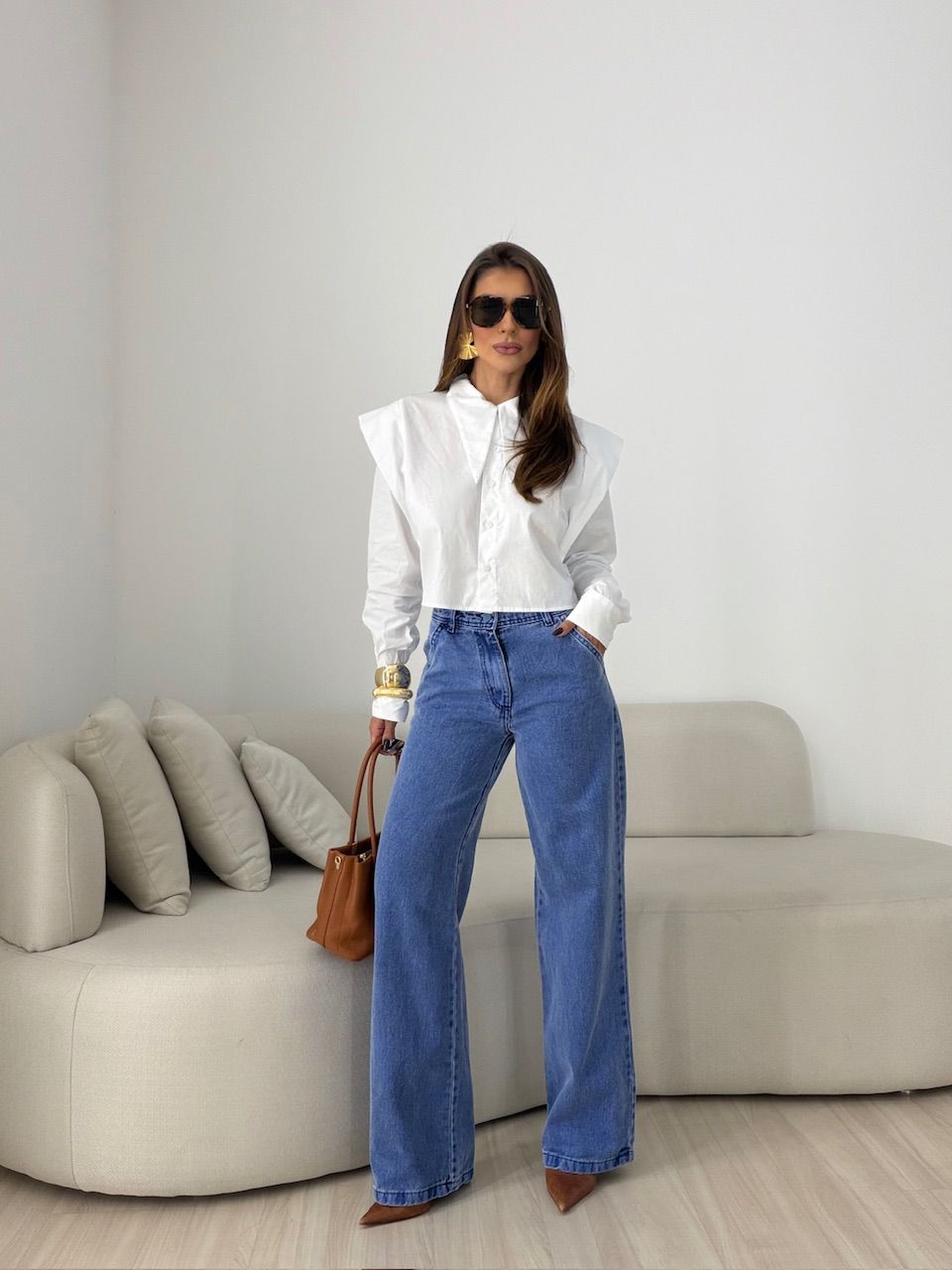 CAMISA NAYARA CROPPED OFF
