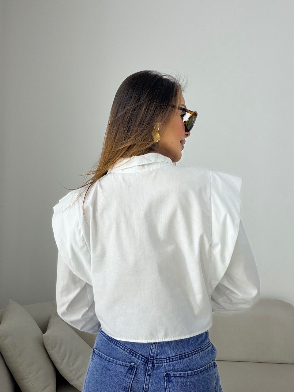 CAMISA NAYARA CROPPED OFF