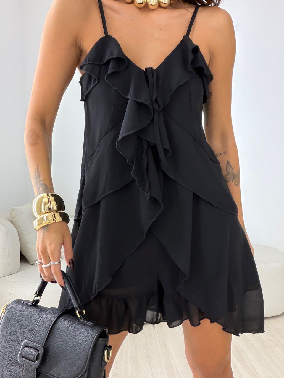 CONJUNTO MANUELA SHORT PRETO