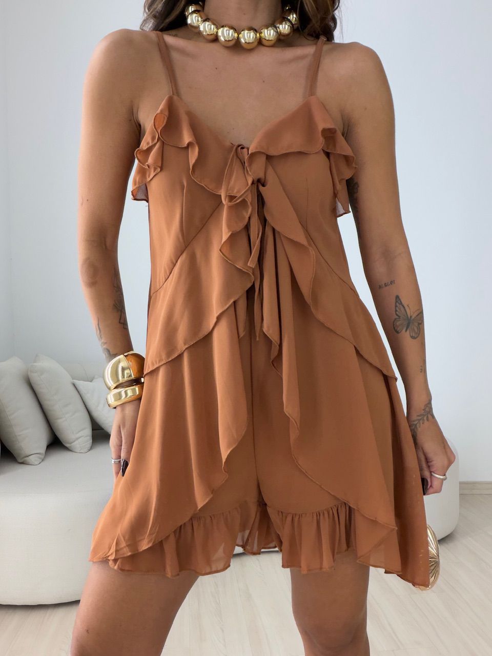 CONJUNTO MANUELA SHORT TERRA COTA 