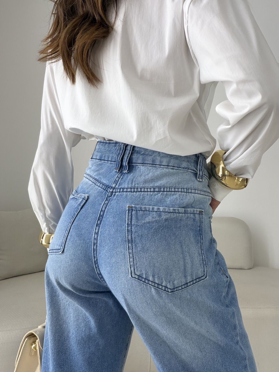 CALÇA IVONE JEANS clara