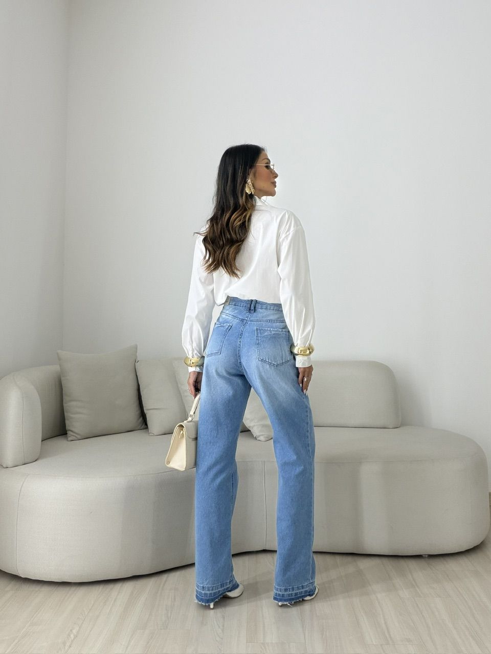 CALÇA IVONE JEANS clara