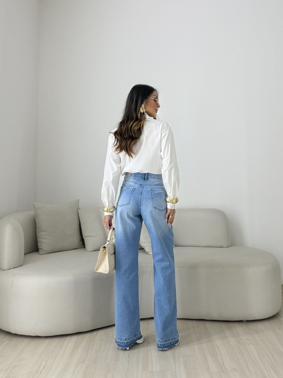 CALÇA IVONE JEANS clara