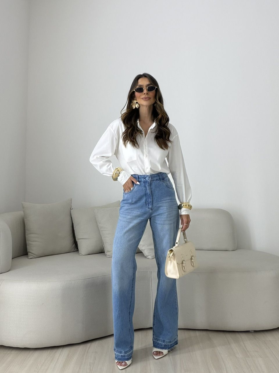 CALÇA IVONE JEANS clara