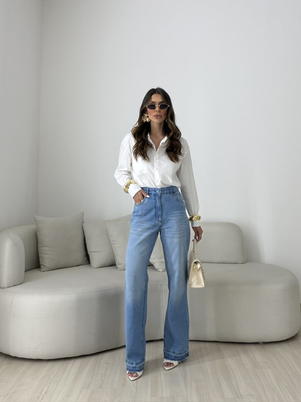 CALÇA IVONE JEANS clara