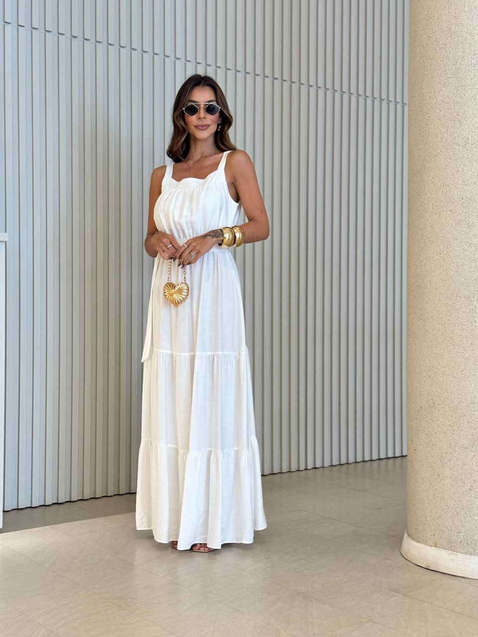 VESTIDO BRUNA AMARRAÇÃO OFF - 0072240048 - CAROLLA FERRARO