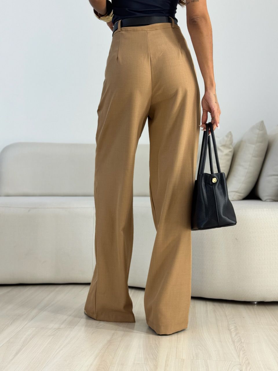 CALÇA ANA CLARA ZÍPER NUDE