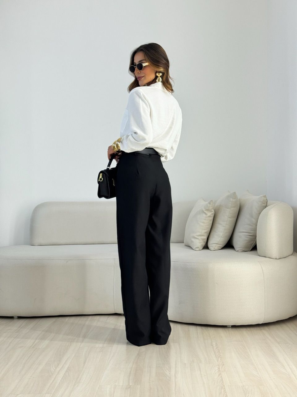 CALÇA ANA CLARA ZÍPER PRETA