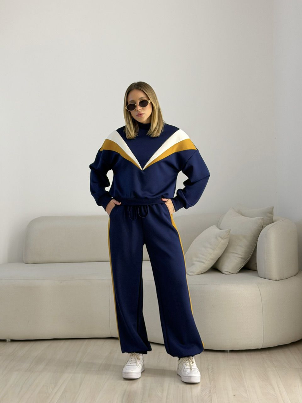 CONJUNTO LAURA CALÇA MARINHO