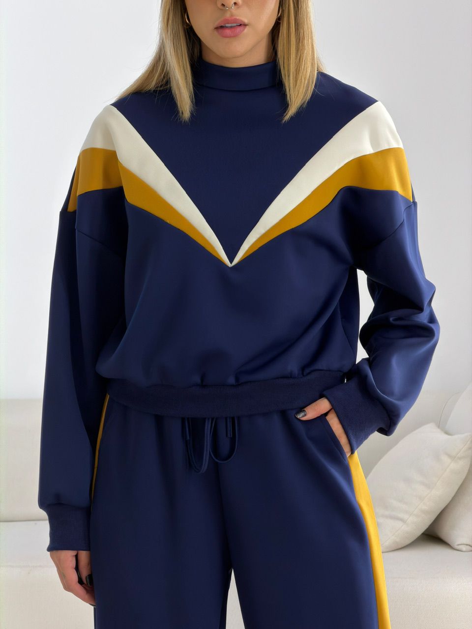 CONJUNTO LAURA CALÇA MARINHO