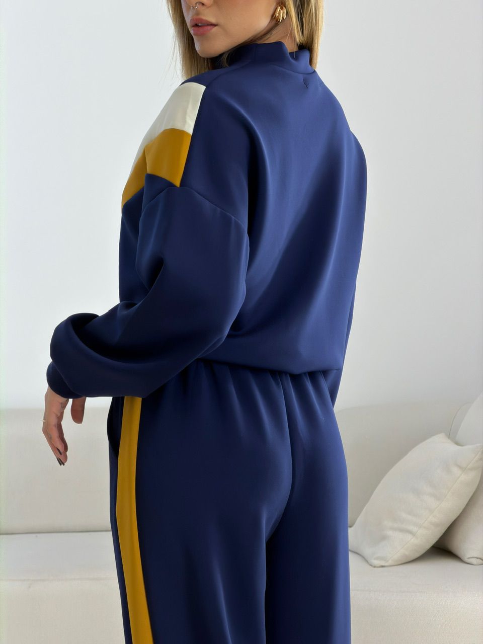 CONJUNTO LAURA CALÇA MARINHO