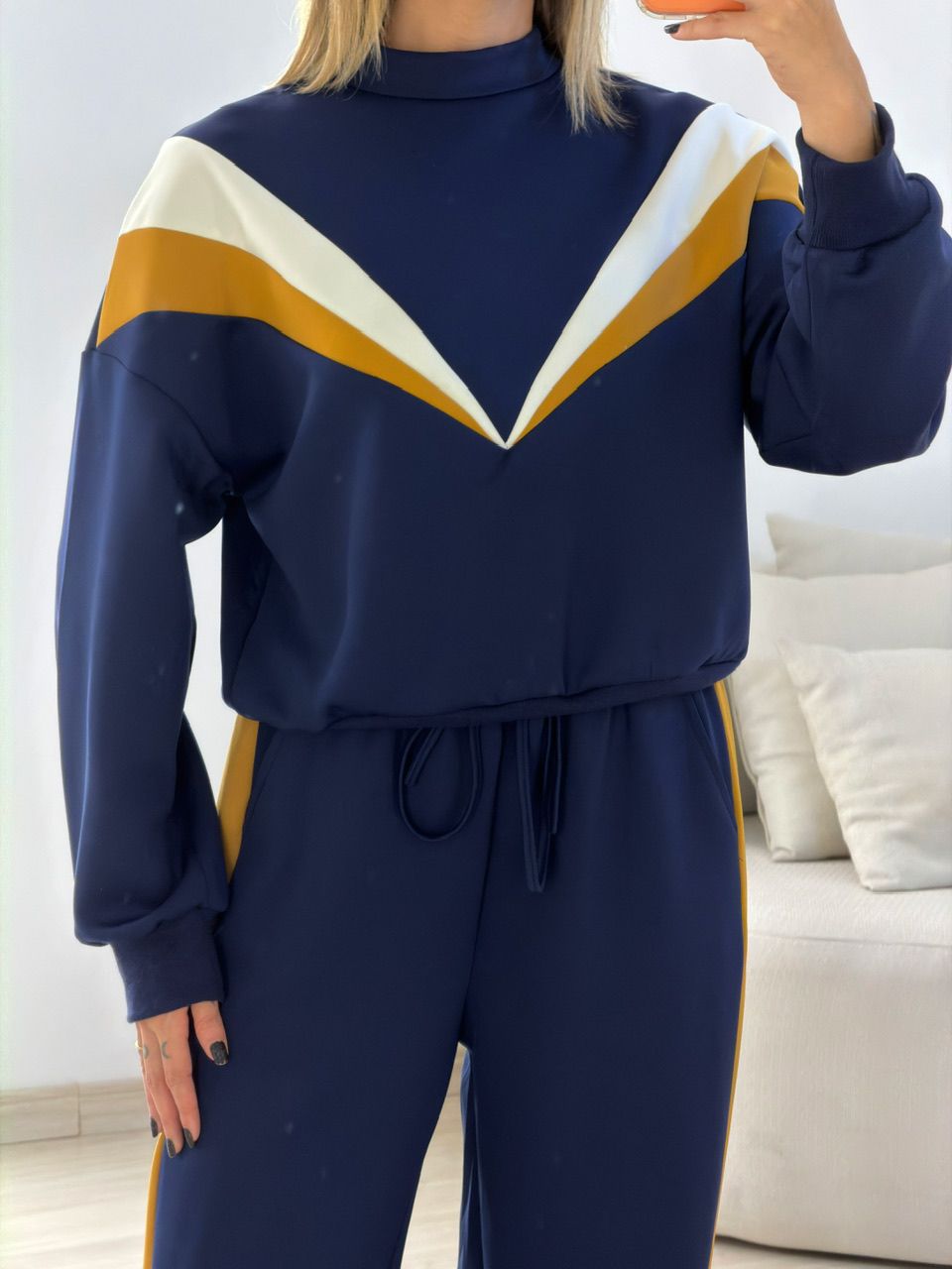 CONJUNTO LAURA CALÇA MARINHO