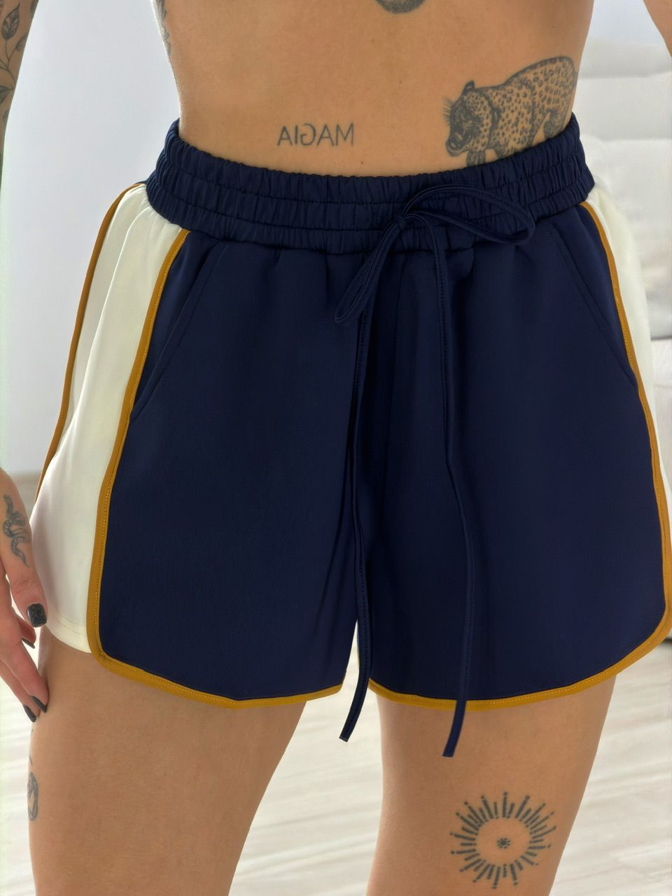 CONJUNTO LUIZA SHORT MARINHO