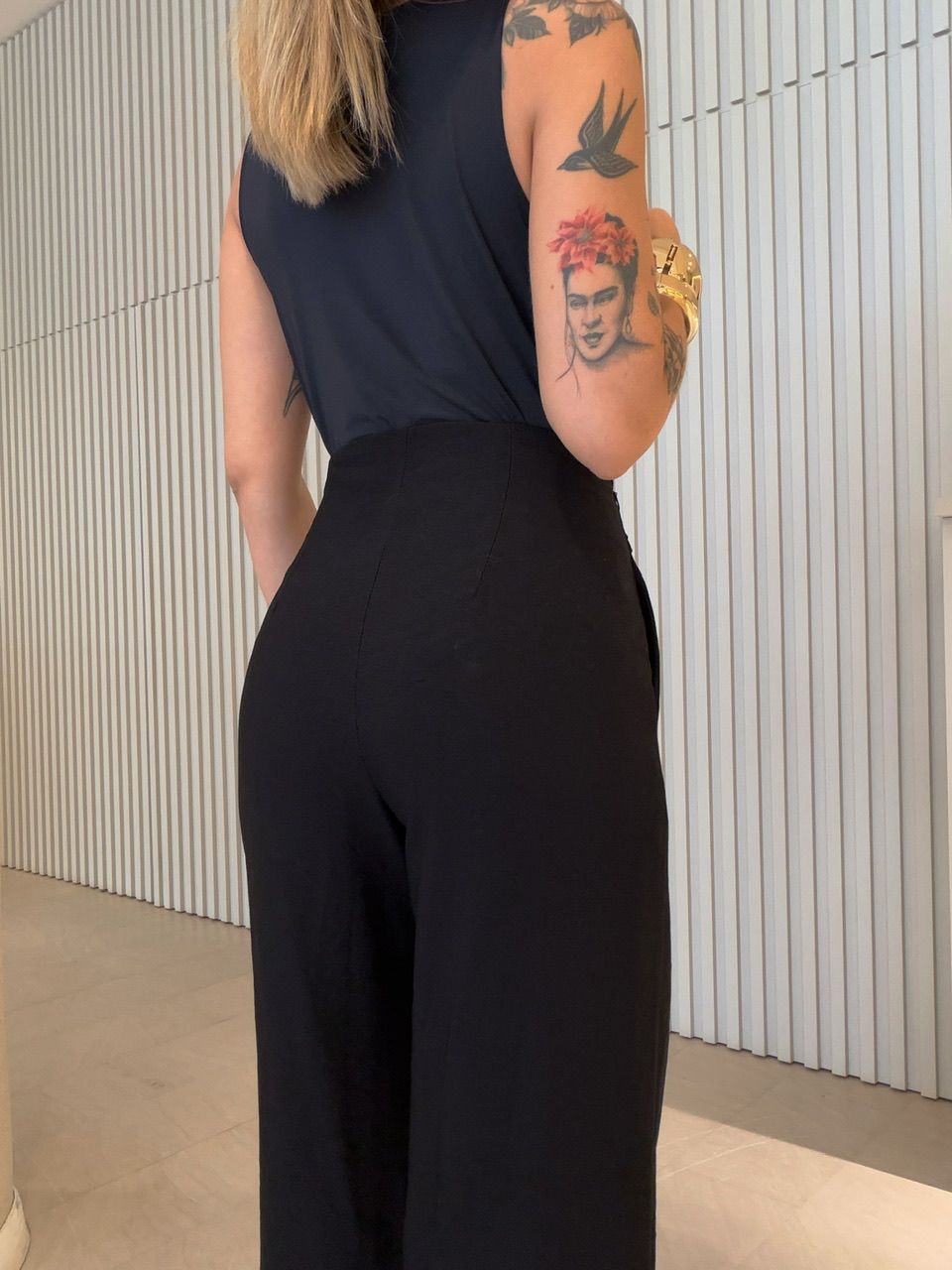 CALÇA KARINE AMARRAÇÃO PRETA