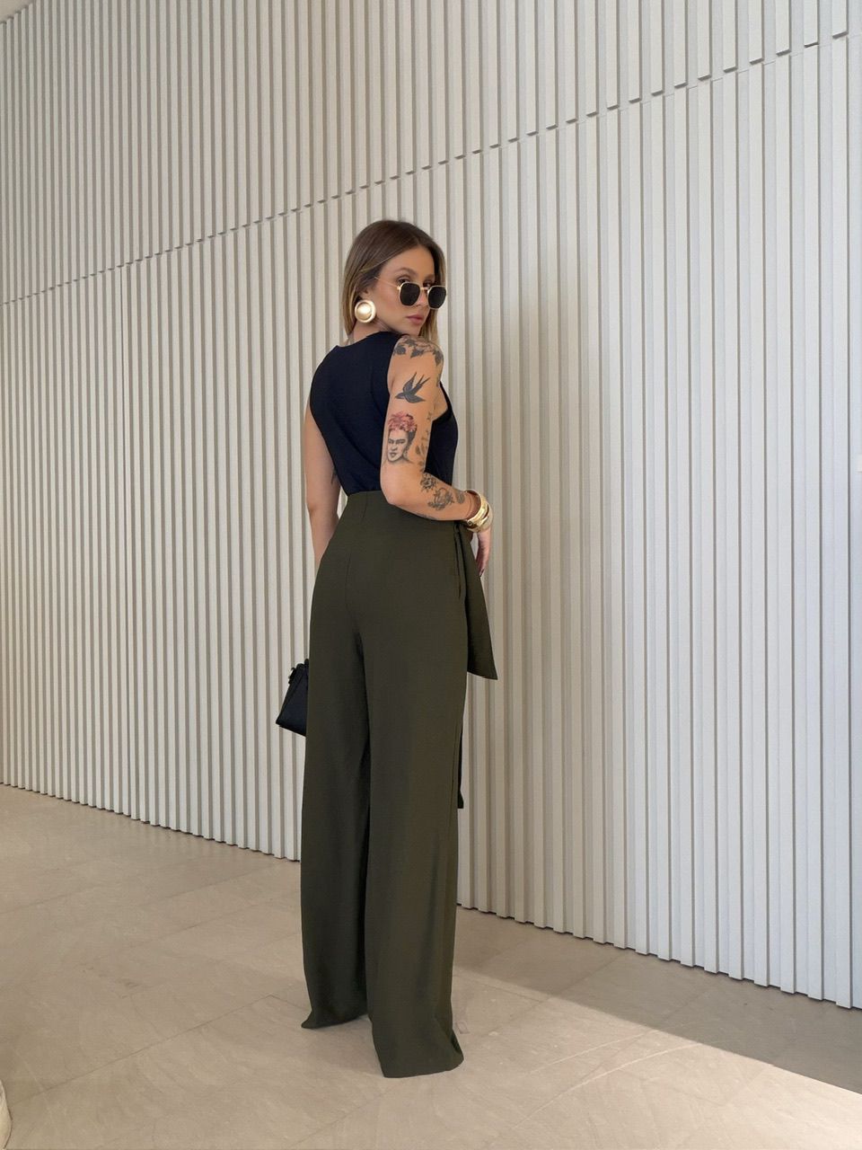 CALÇA KARINE AMARRAÇÃO VERDE