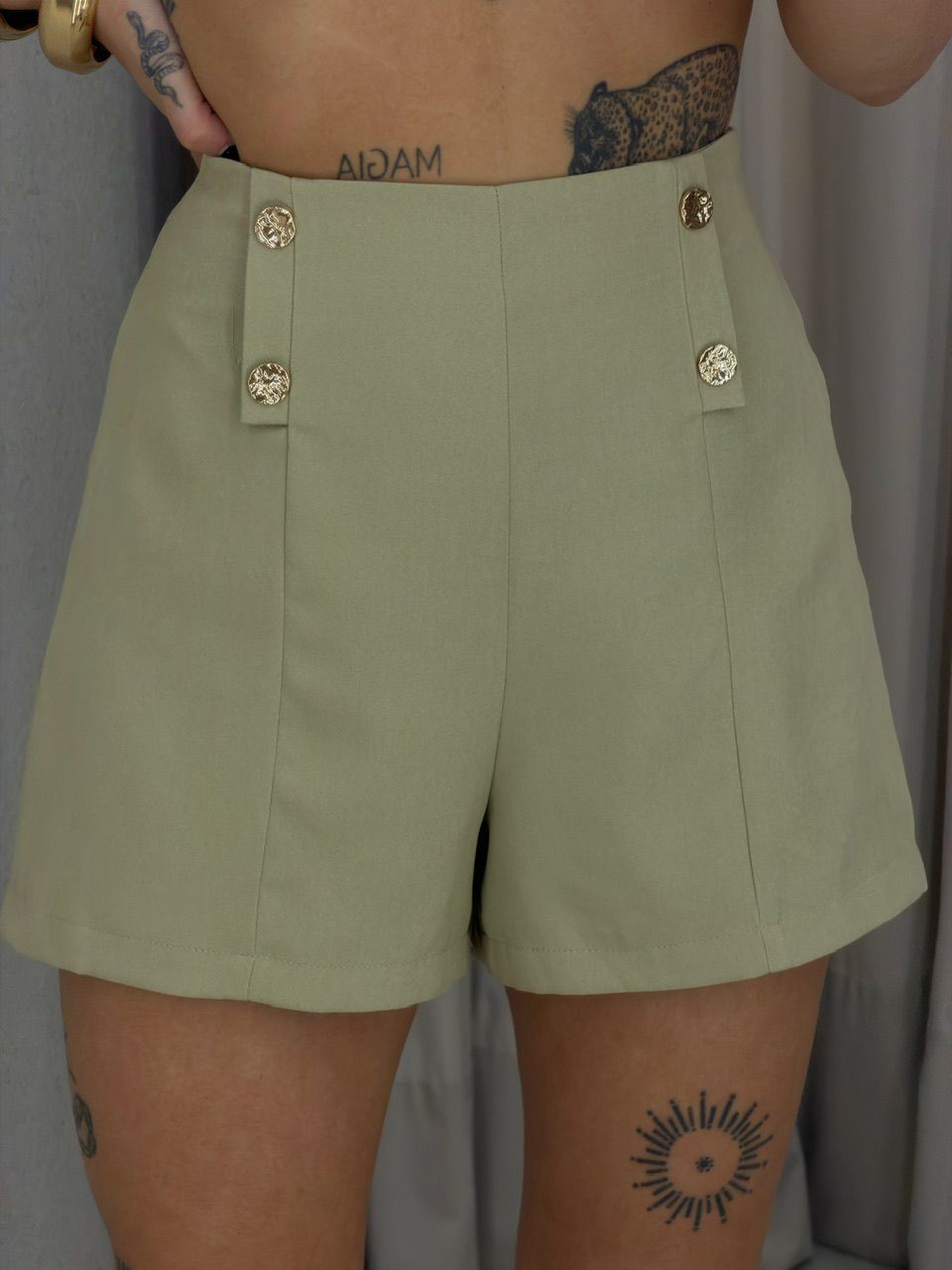 CONJUNTO MÔNICA SHORT CREME