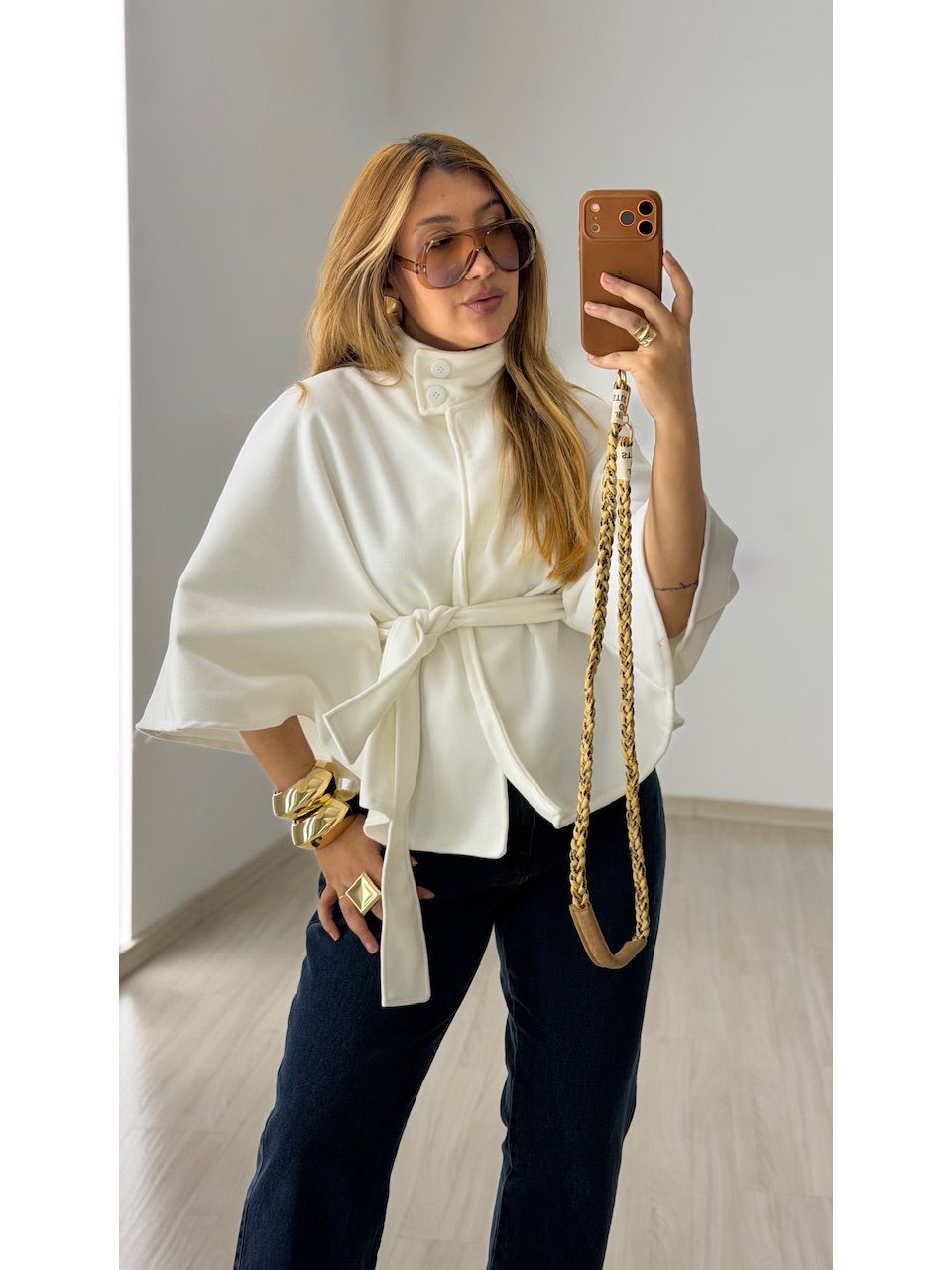 PONCHO PALOMA FAIXA OFF