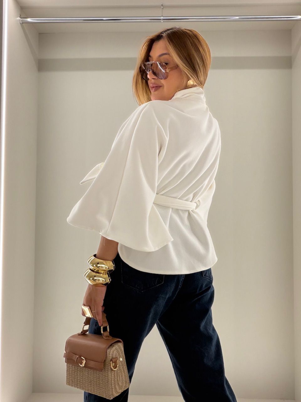PONCHO PALOMA FAIXA OFF