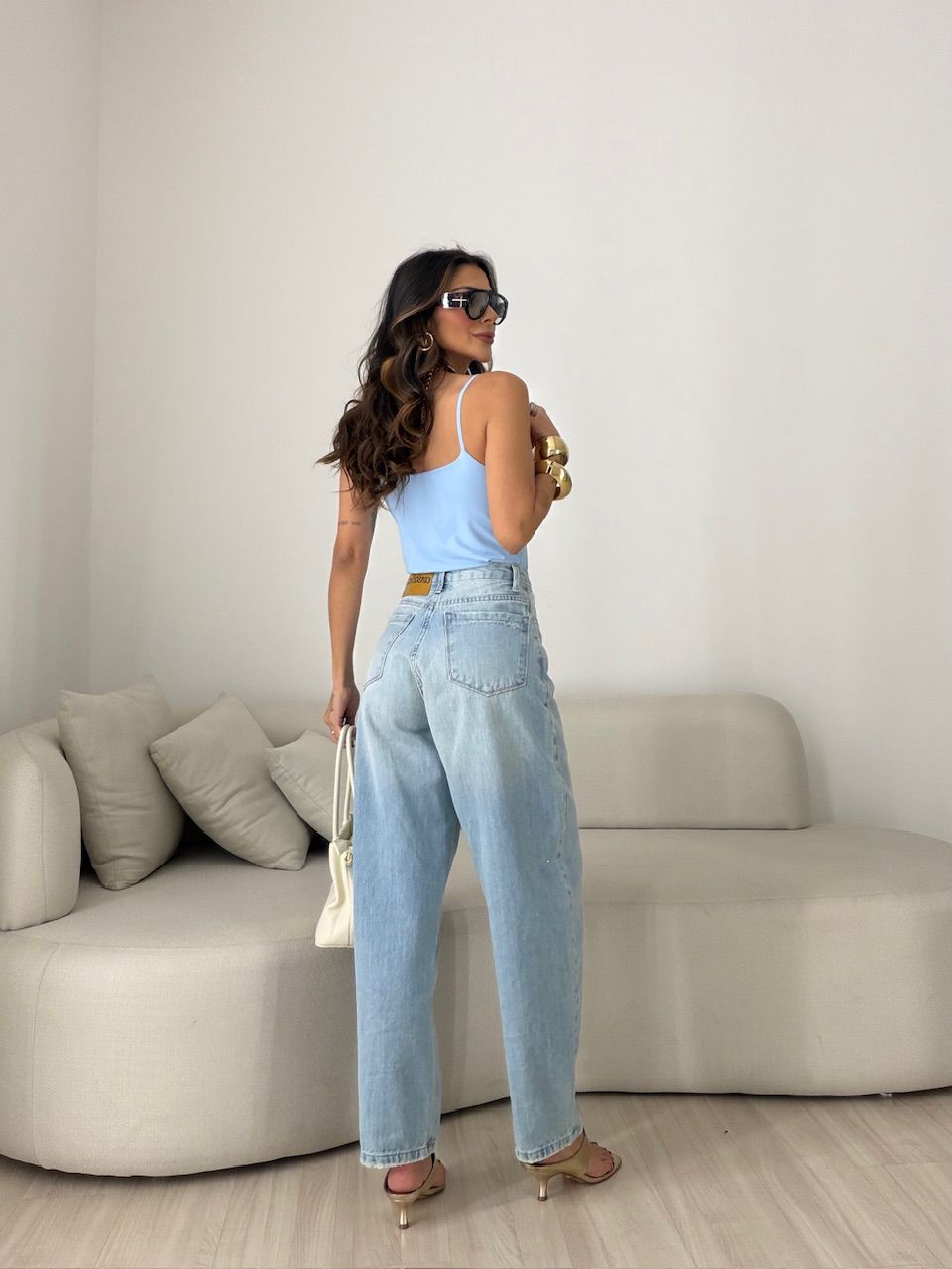 BLUSA SUZANE ALCINHA azul