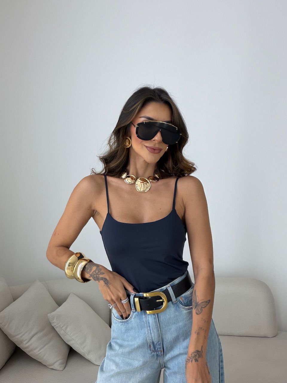 BLUSA SUZANE ALCINHA PRETA