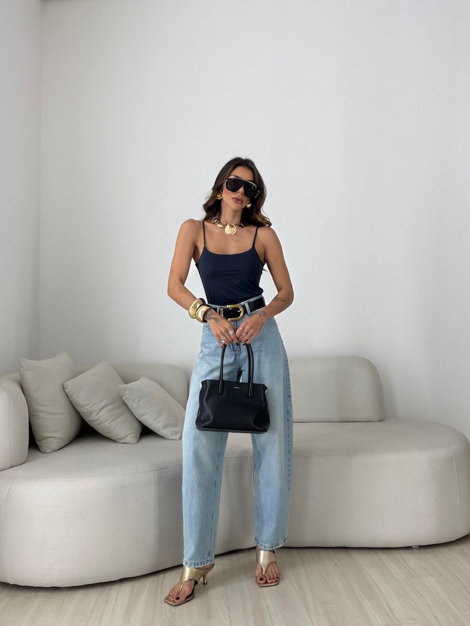 BLUSA SUZANE ALCINHA PRETA