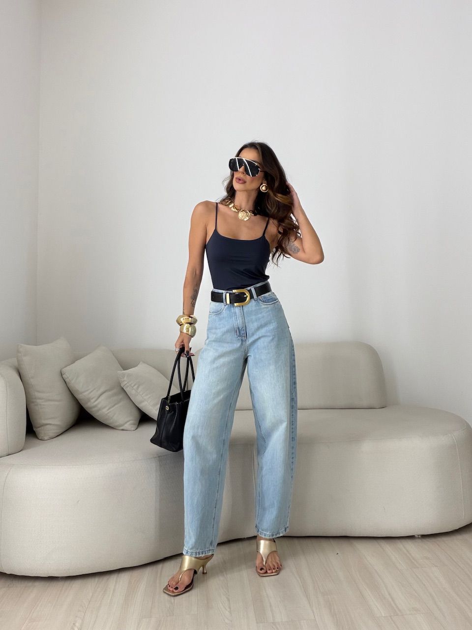 BLUSA SUZANE ALCINHA PRETA