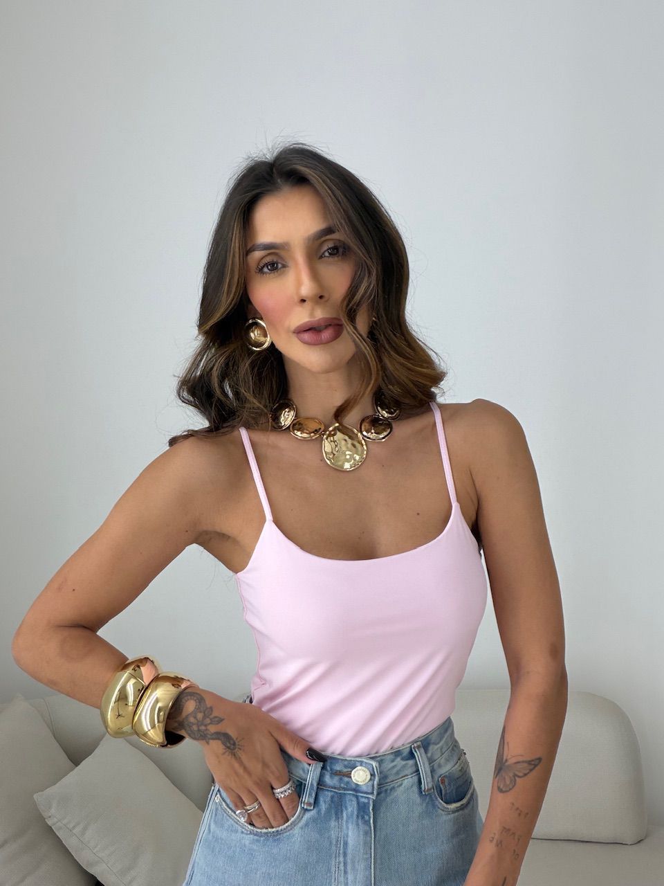 BLUSA SUZANE ALCINHA Rosa