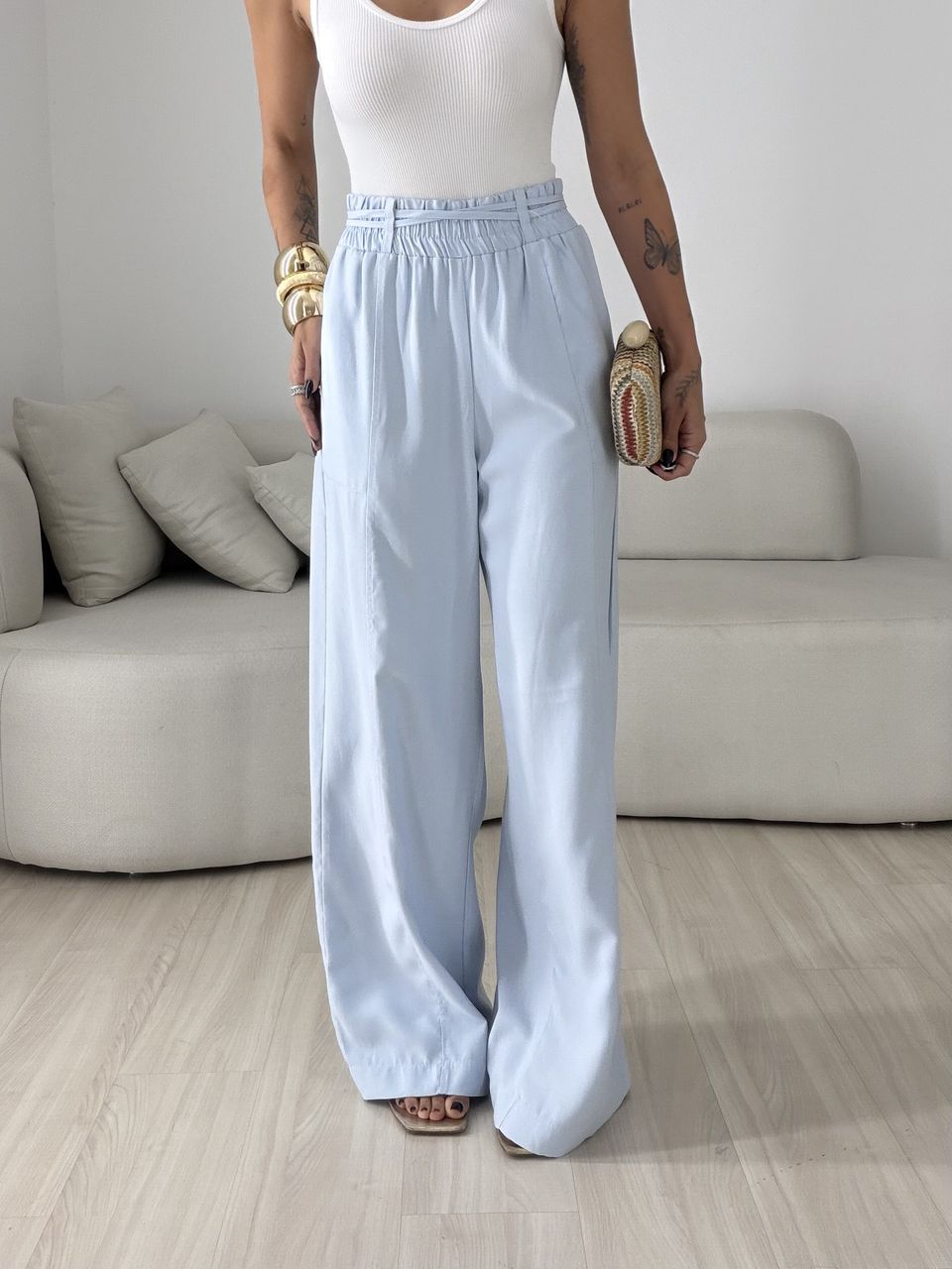 CALÇA LORENA PANTALONA AZUL