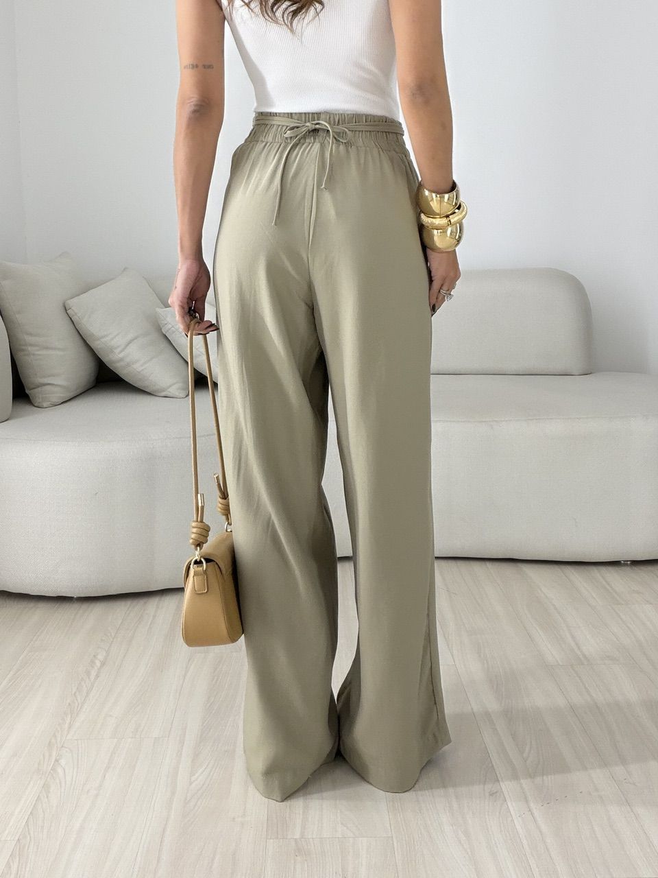 CALÇA LORENA PANTALONA VERDE