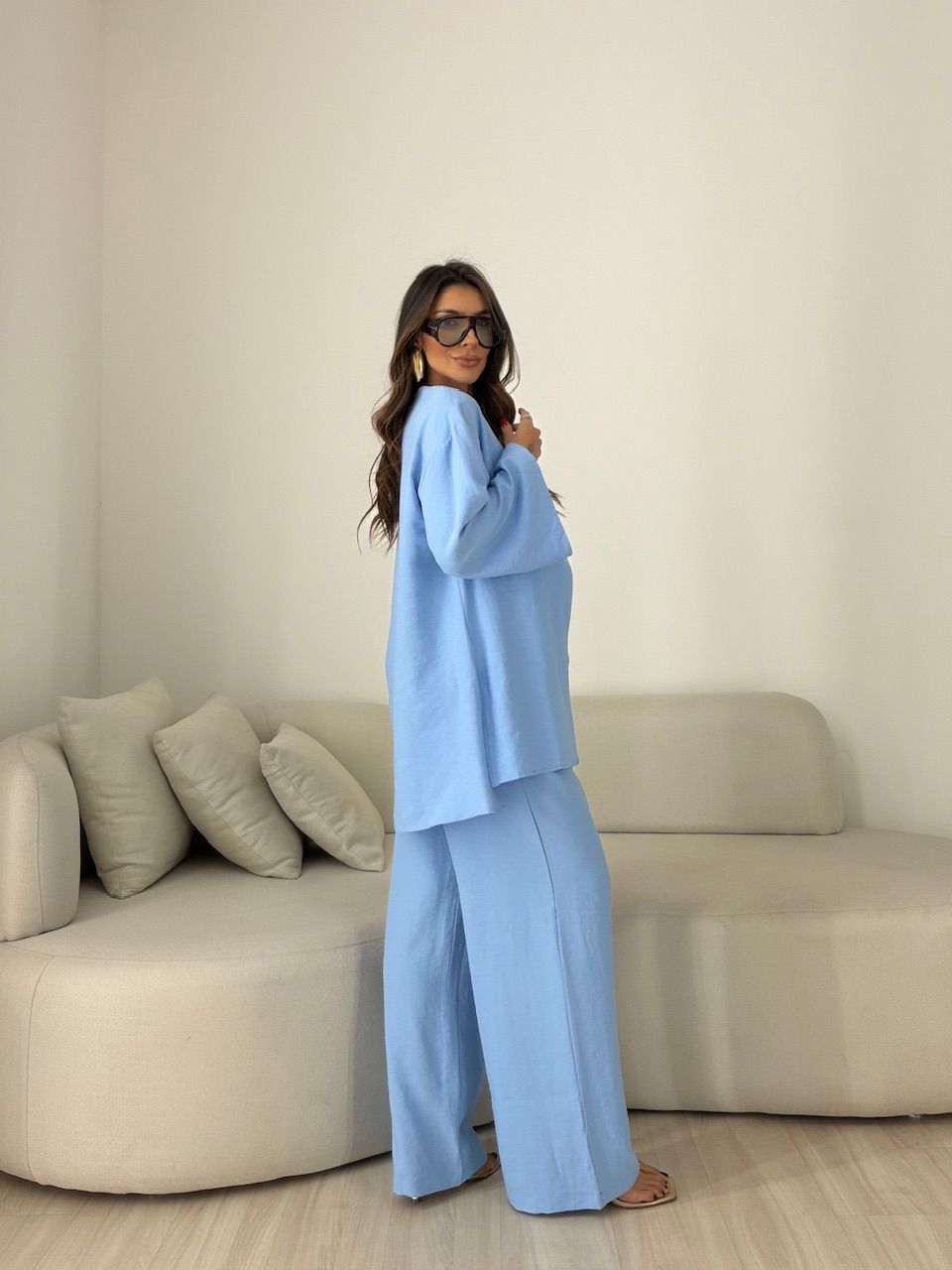CONJUNTO ODETTE CALÇA AZUL