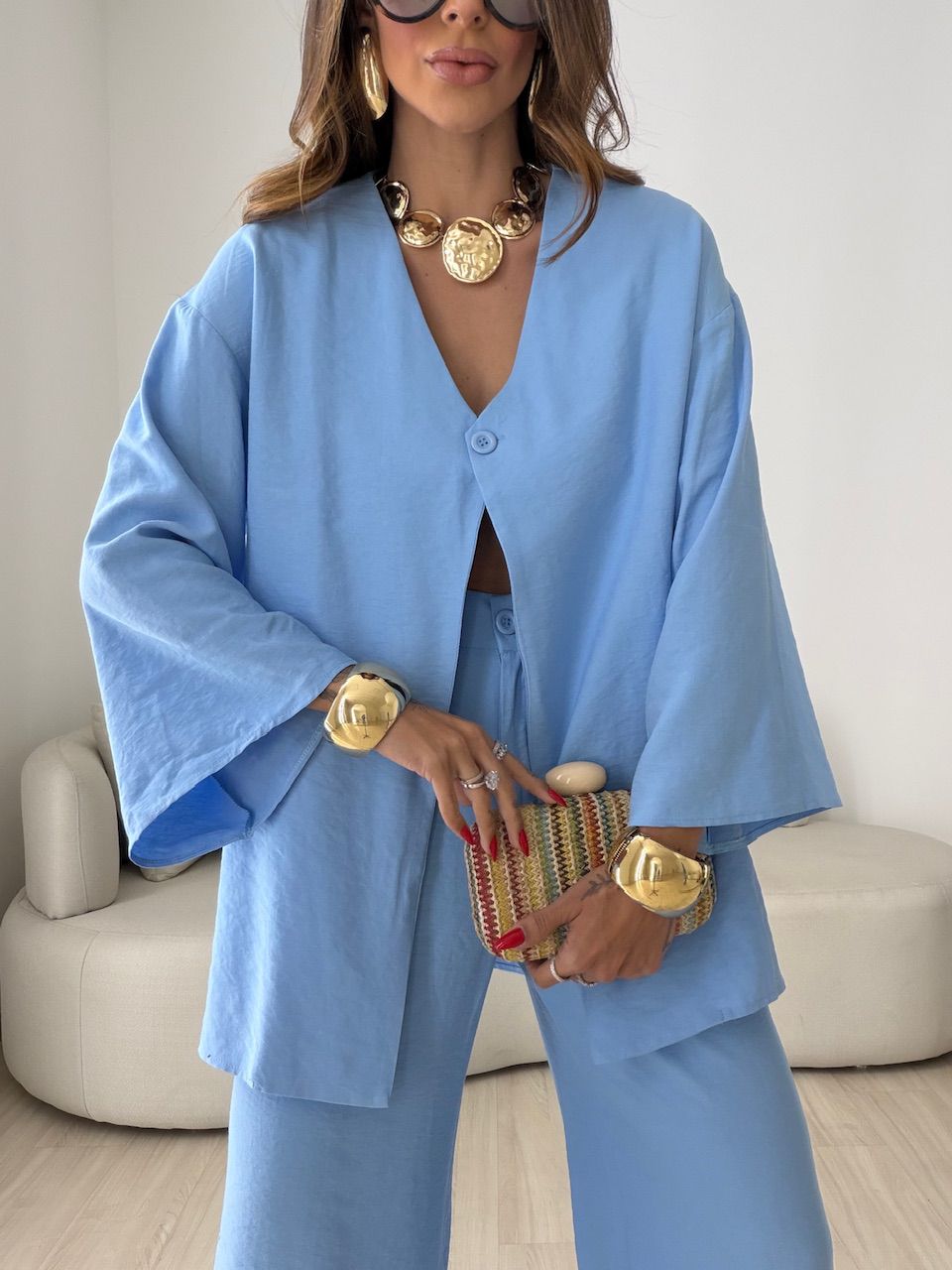 CONJUNTO ODETTE CALÇA AZUL